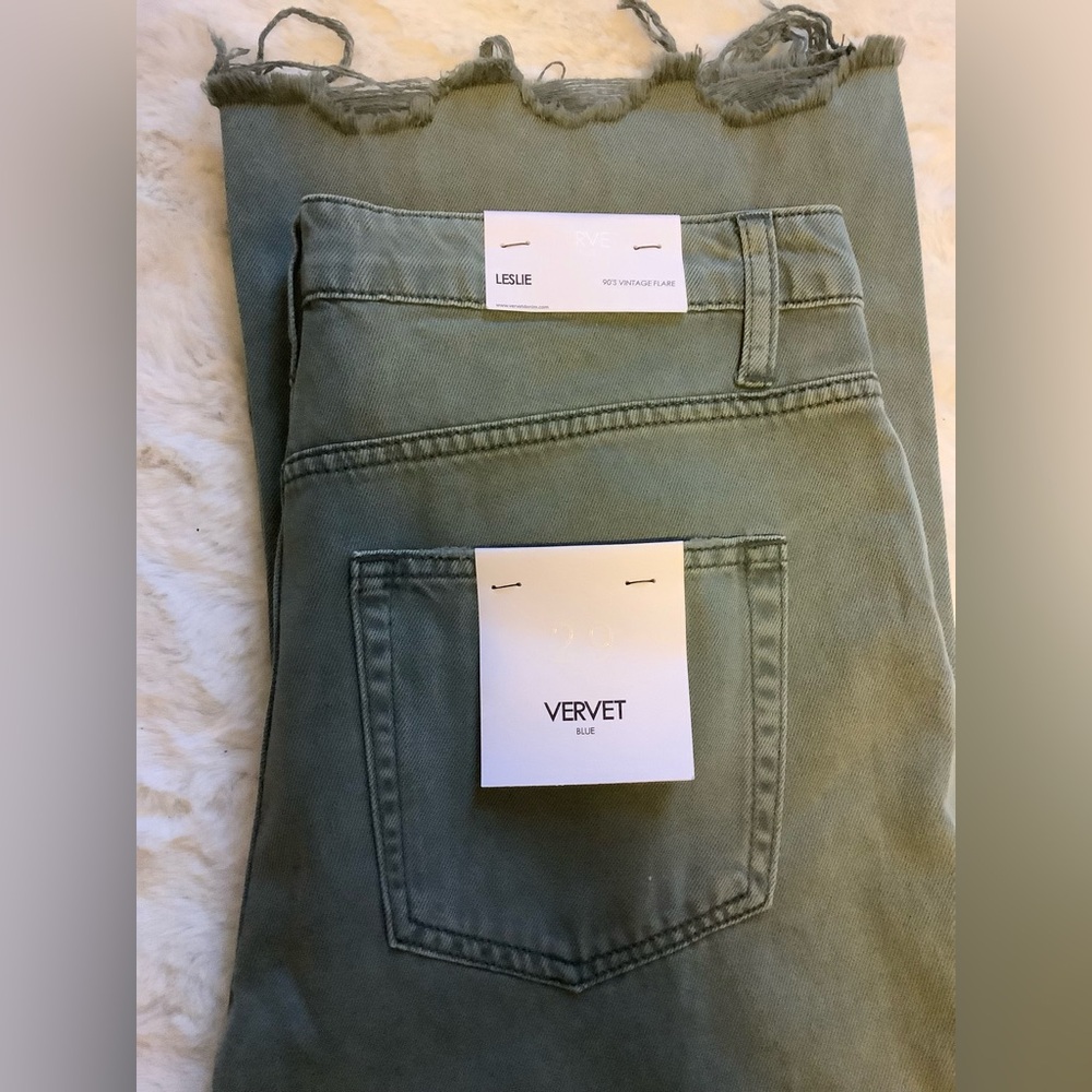 Vervet Leslie 90s vintage flare jeans size 29 NEW
